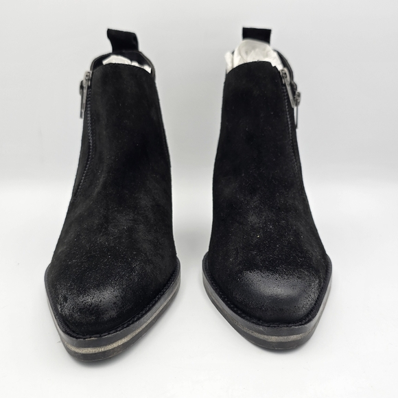 Very Volatile Bandit Booties, Black Suede, Women's 6.5 - Picture 3 of 16